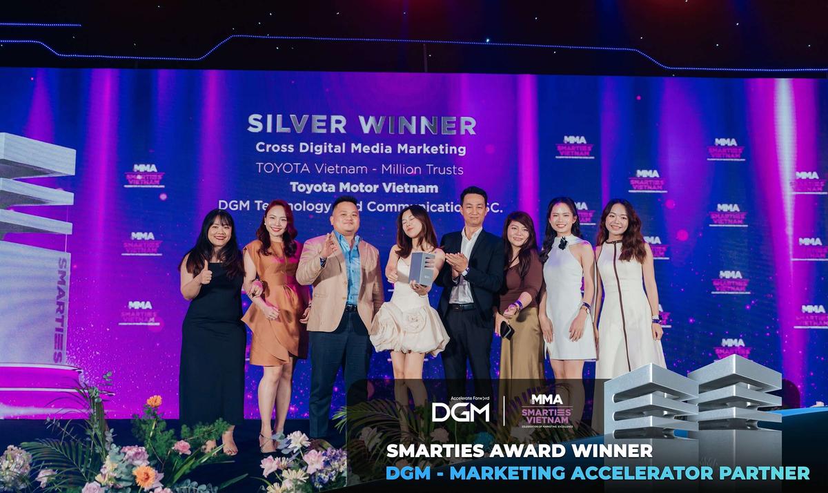 DGM – ĐỐI TÁC CHIẾN LƯỢC CỦA CÁC THƯƠNG HIỆU XE TOÀN CẦU, VINH DANH TẠI MMA SMARTIES 2025 VỚI TRIẾT LÝ “ALL ROADS LEAD TO ROI”