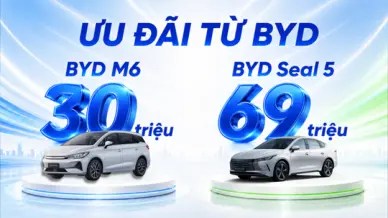 BYD FEST 102 MÙA 2: "LIÊN MINH DEAL 102" — ƯU ĐÃI LÊN ĐẾN 125 TRIỆU ĐỒNG CHO DOANH NGHIỆP VÀ ĐỐI TÁC TÀI XẾ CÔNG NGHỆ