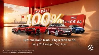Volkswagen ưu đãi đến 100% lệ phí trước bạ – Thời điểm vàng để sở hữu xe Đức trong tháng 9